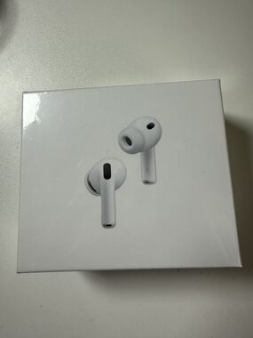 Airpods Pro3 ANC Wireless In-Ear Headphones (White) with Silicone Ear Tips